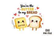 Food Pun Funny Valentine PNG, an Illustration by DreamArtGraphic (Thumbnail 1 of 6)