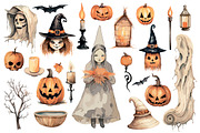 Halloween Vintage clipart, an Object Graphic by Evgeniia (Thumbnail 5 of 11)
