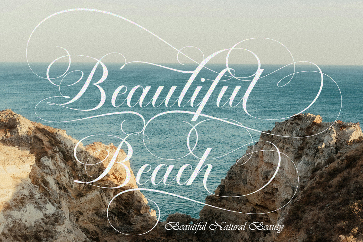 Elemental Calligraphy, a Script Font by IM Studio (Photo 12 of 12)