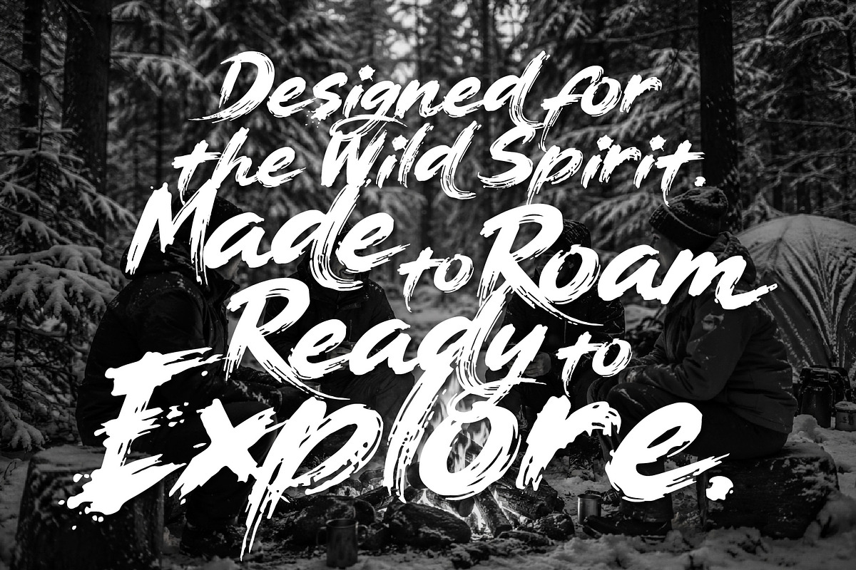 HighRoam - Wild Spirit Fonts, a Handwritten Font by HypeWorksCo (Photo 6 of 14)