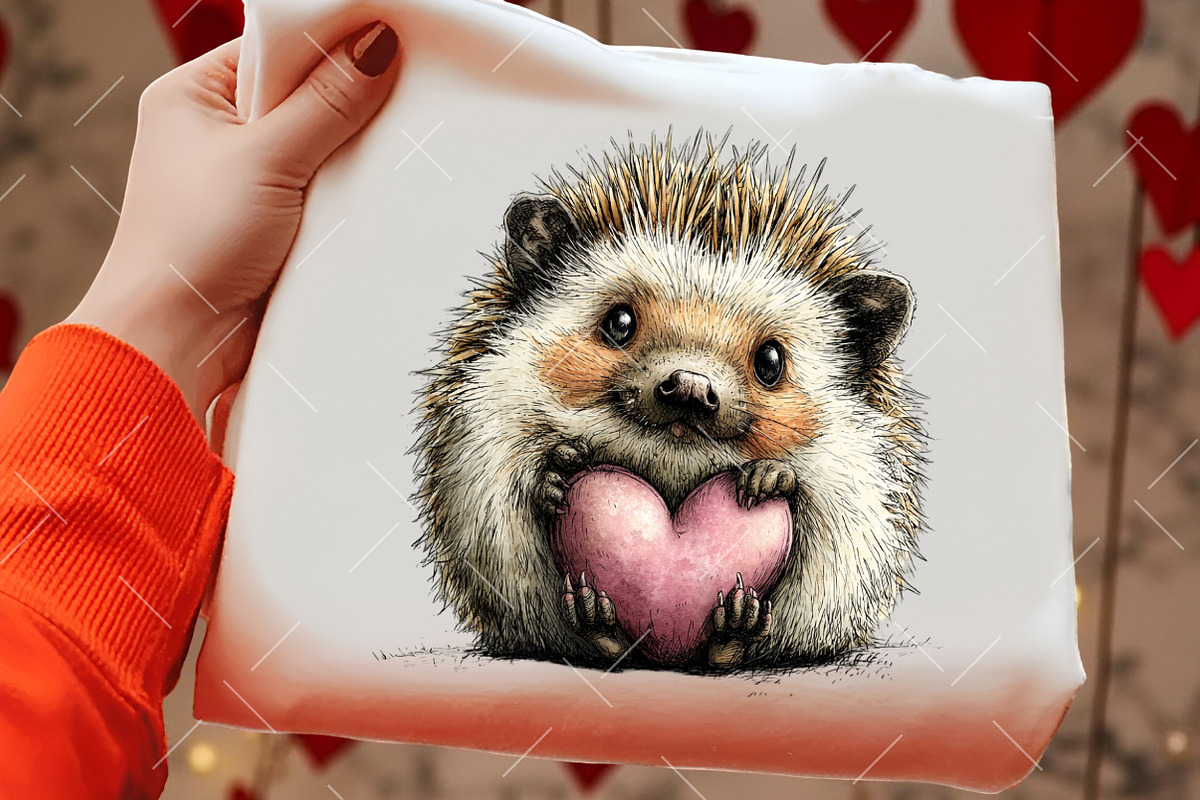 Whimsical Valentine Animals Clipart, an Illustration by OK Design (Photo 4 of 6)