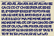 Heritage Conflict - Horror Dripping, a Symbol Font by 177Studio (Thumbnail 8 of 8)