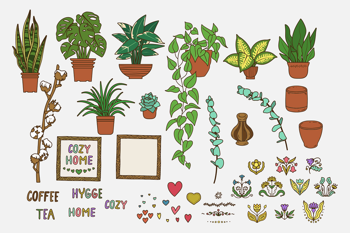 Cozy Home Hygge Scene Creator Bundle, an Object Graphic by Rose Design (Photo 14 of 17)