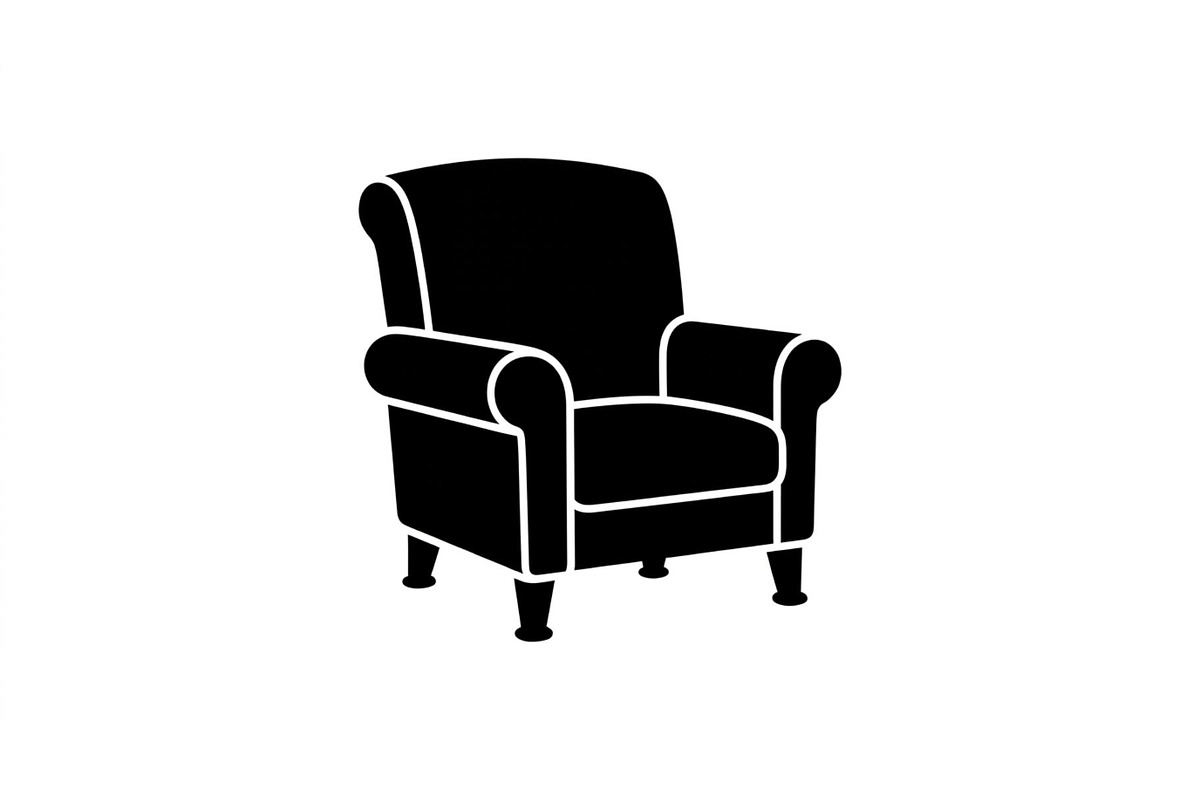 Cozy Armchair Silhouette Collection, an Object Graphic by Designs_River (Photo 3 of 3)
