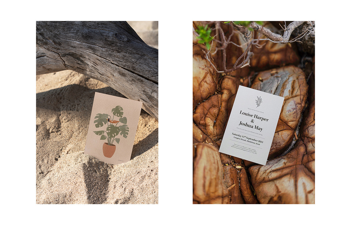 Flyer/Postcard Tropical Mockups, a Print Template by Dikarte.Store (Photo 4 of 14)