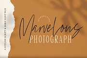 Marvelous Photograph - Font Duo preview 2