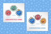 Coronavirus COVID-19 Vector Pack, a Healthcare Illustration by natsa (Thumbnail 3 of 6)