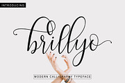 brillyo Script, a Script Font by MSG Studio (Thumbnail 1 of 8)