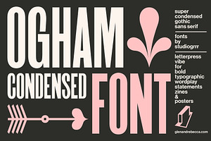 Ogham Condensed - Font