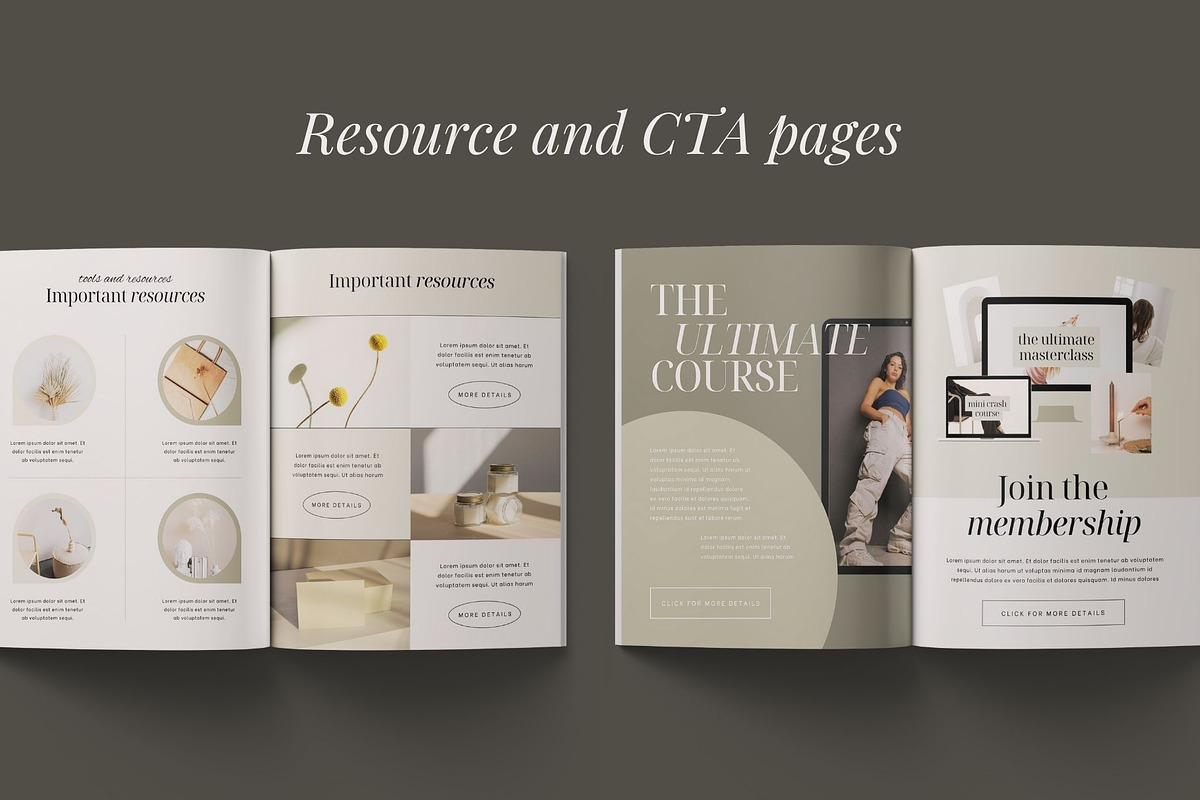 CLARA Course Ebook Canva Template, a Templates & Theme by BoldNStudio (Photo 10 of 10)