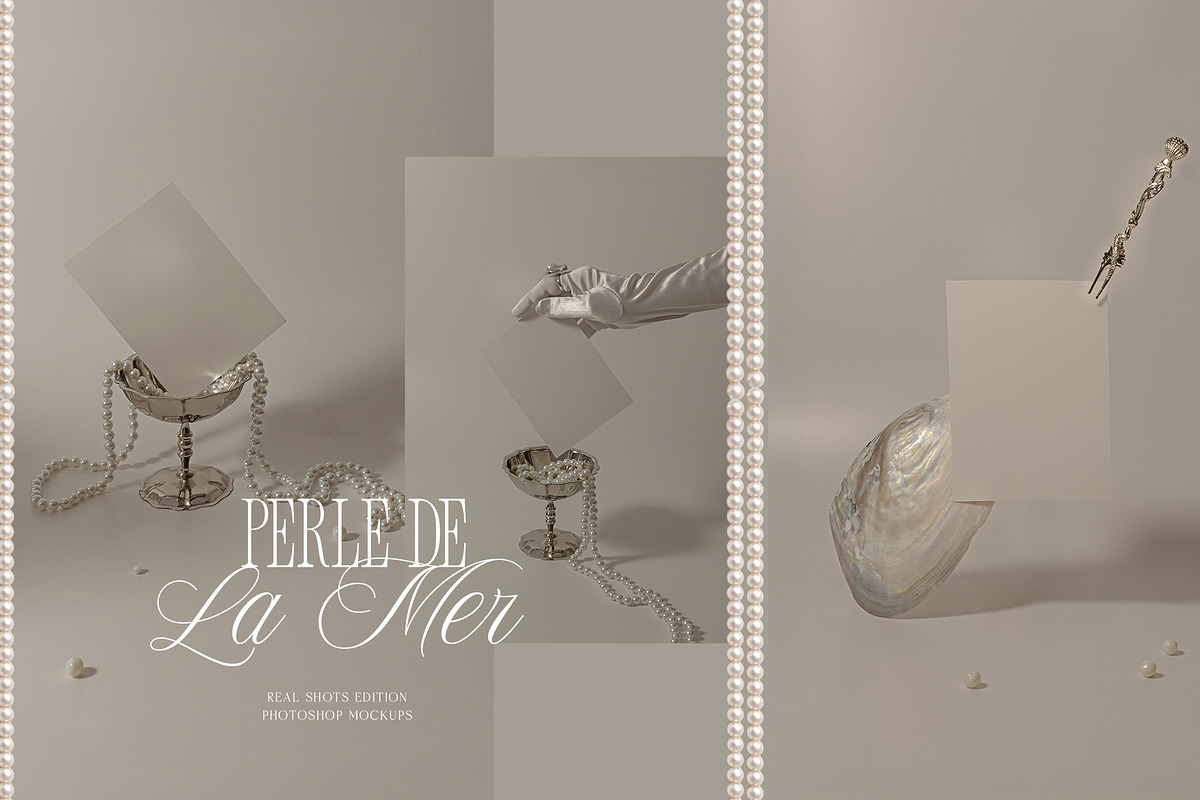 Perle De La Mer Mockups, a Product Mockup by Muse Mockups (Photo 7 of 16)