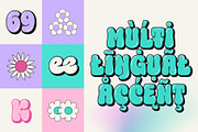 Choret Fudyng Bubble Typeface, a Symbol Font by alit design (Thumbnail 16 of 25)