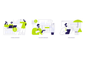 Corporate finance isolated cartoon, a Finance Illustration by Visual Generation