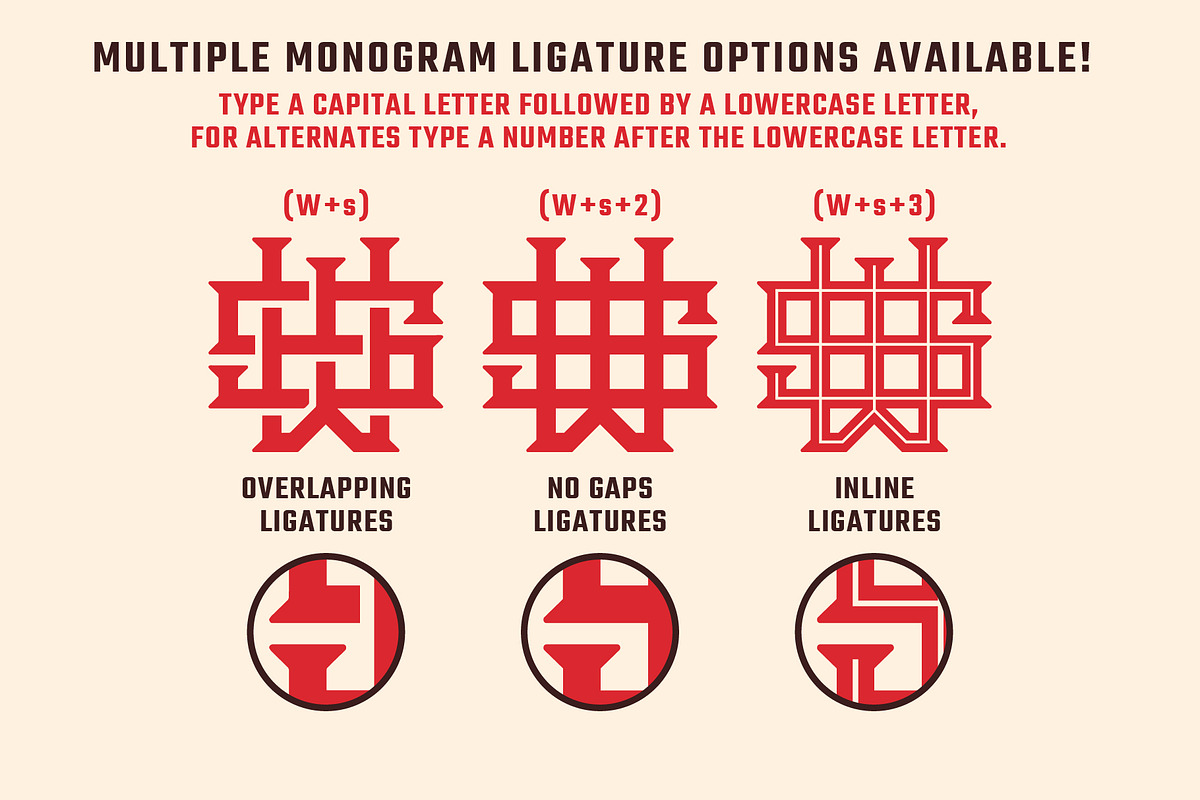 MONOGRAM-MAGICIAN-ACT3, a Symbol Font by Para-Scope Design (Photo 5 of 11)