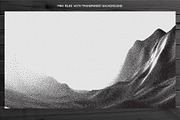 Stipple - Vector landscapes, a Background Graphic by RDShop (Thumbnail 2 of 7)