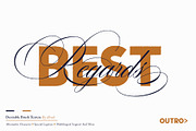 Desirable Brush Texture, a Script Font by Alcode (Thumbnail 13 of 13)