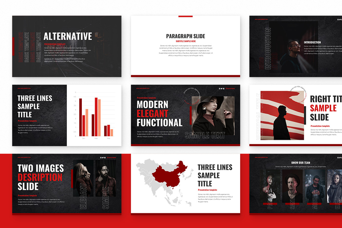Alternative Powerpoint Presentation, a Presentation Template by Zacomic Studios (Photo 3 of 9)