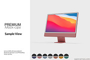 Apple iMac 24” M1 Mockups, a Device Mockup by mock-ups (Thumbnail 5 of 13)