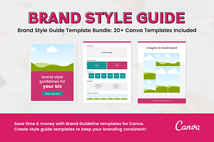 Brand Style Guide Template For Canva