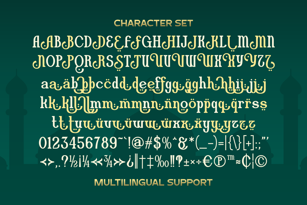 Burkhan - Arabic Style Typeface, a Handwritten Font by MaikoHatta (Photo 6 of 8)