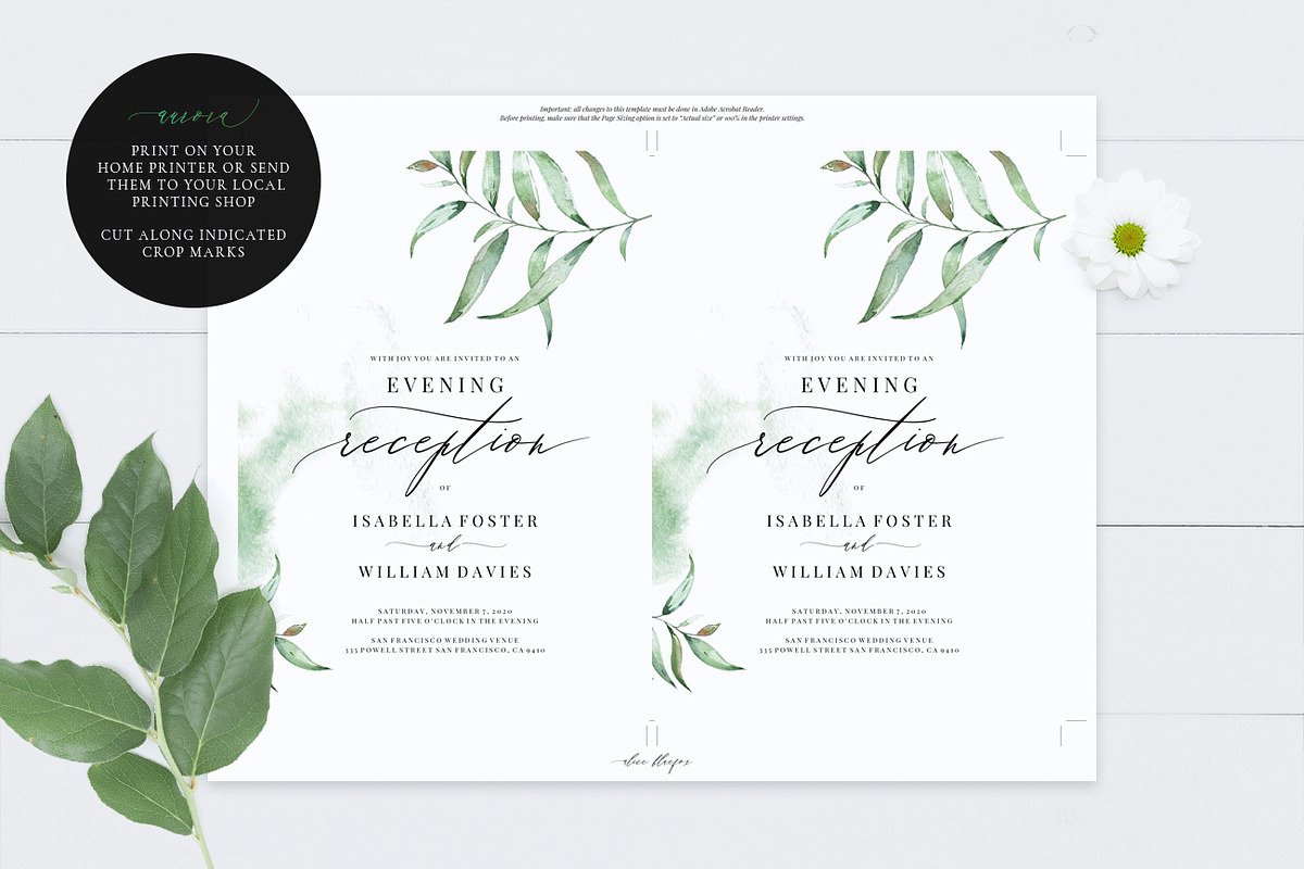 Wedding Evening Invitation, Aurora, an Invitation Template by Alice Bluefox (Photo 6 of 8)