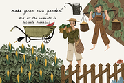 Garden and Farm Clip art, an Illustration by Cocoa studio by Eliza M (Thumbnail 6 of 7)