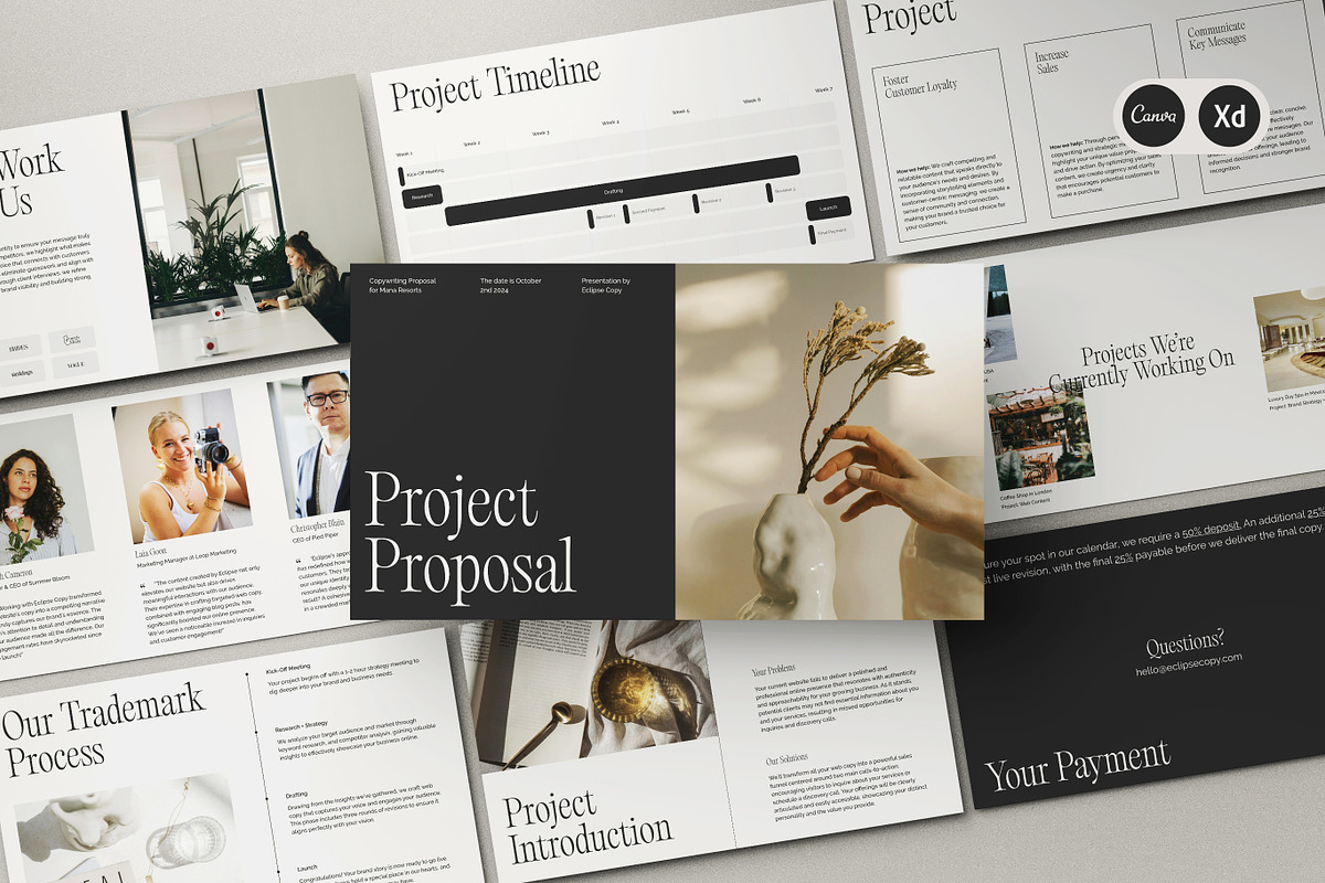 Project Proposal Template • Eclipse, a Presentation Template by Two Moons Studio (Photo 1 of 10)