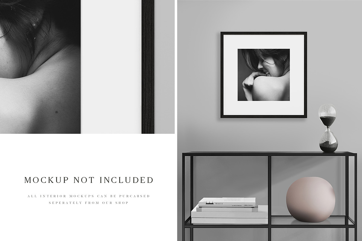 Movable Frames Kit For Mockups, a Print Template by The White Space Co. (Photo 7 of 8)