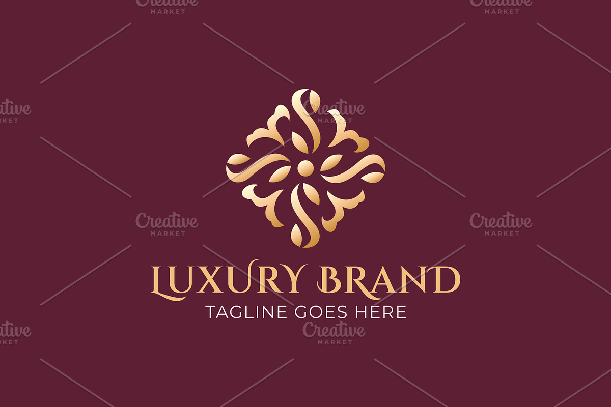 Luxury Floral Ornament Monogram Logo, a Branding & Logo Template by Signatoro (Photo 1 of 3)
