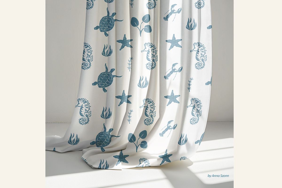 Coastal Life. Vector Illustrations., a Seasonal Illustration by Designwork (Photo 21 of 21)