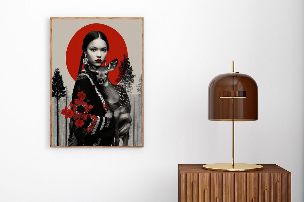 Native American Spirit Wall Art Set, an Illustration by PrintablesByFranklyn (Photo 5 of 8)