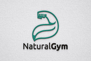 Natural Leaf Muscular Hand Logo, a Branding & Logo Template by jongcreative (Thumbnail 1 of 3)