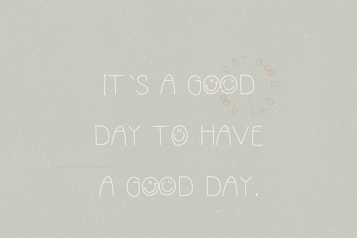 The Good Vibe Font / smile peace, a Script Font by KruthDesign (Photo 9 of 9)