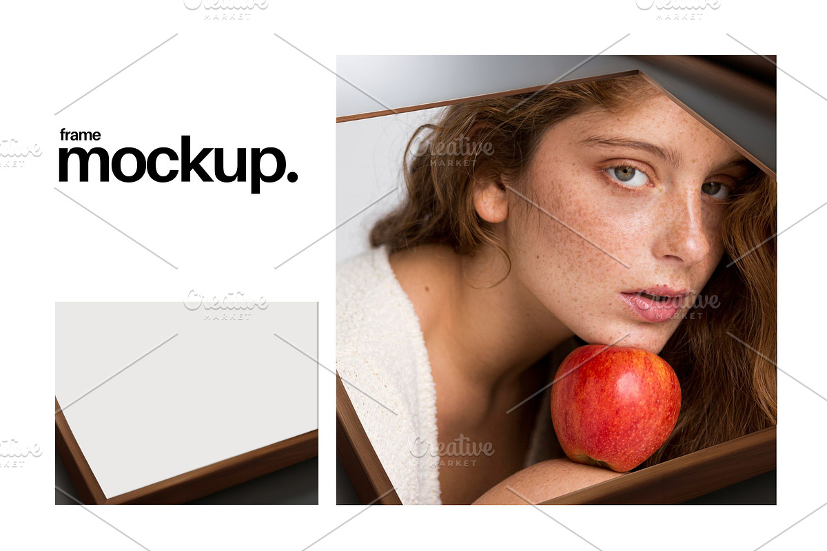 Frame Mockup #123, Brown Portrait