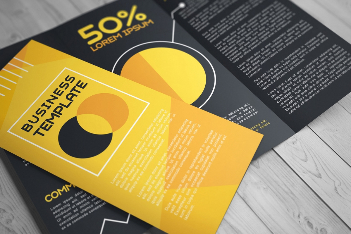 Tri-Fold Brochure Mock-Up, a Books & Magazine Mockup by MassDream (Photo 10 of 12)