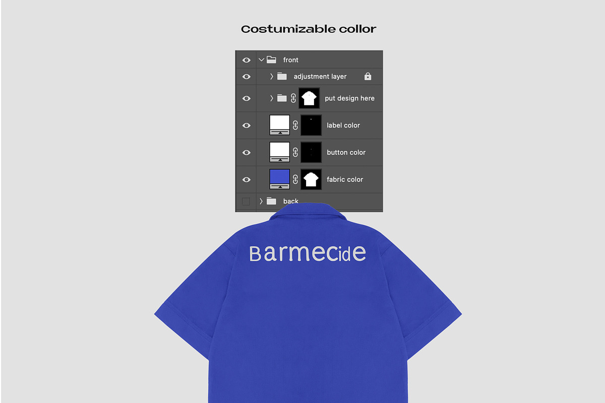 BOXY WWORK-SHIRT MOCKUP, a Shirt Mockup by Barmecide Mockup Studio (Photo 3 of 3)
