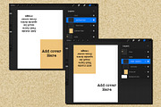 Greeting Card Procreate Templates, a Print Template by Kimber Shook (Thumbnail 3 of 5)