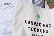 Canvas Bag Mockups - City Park Ed., a Shirt Mockup by BULBFISH (Thumbnail 8 of 14)