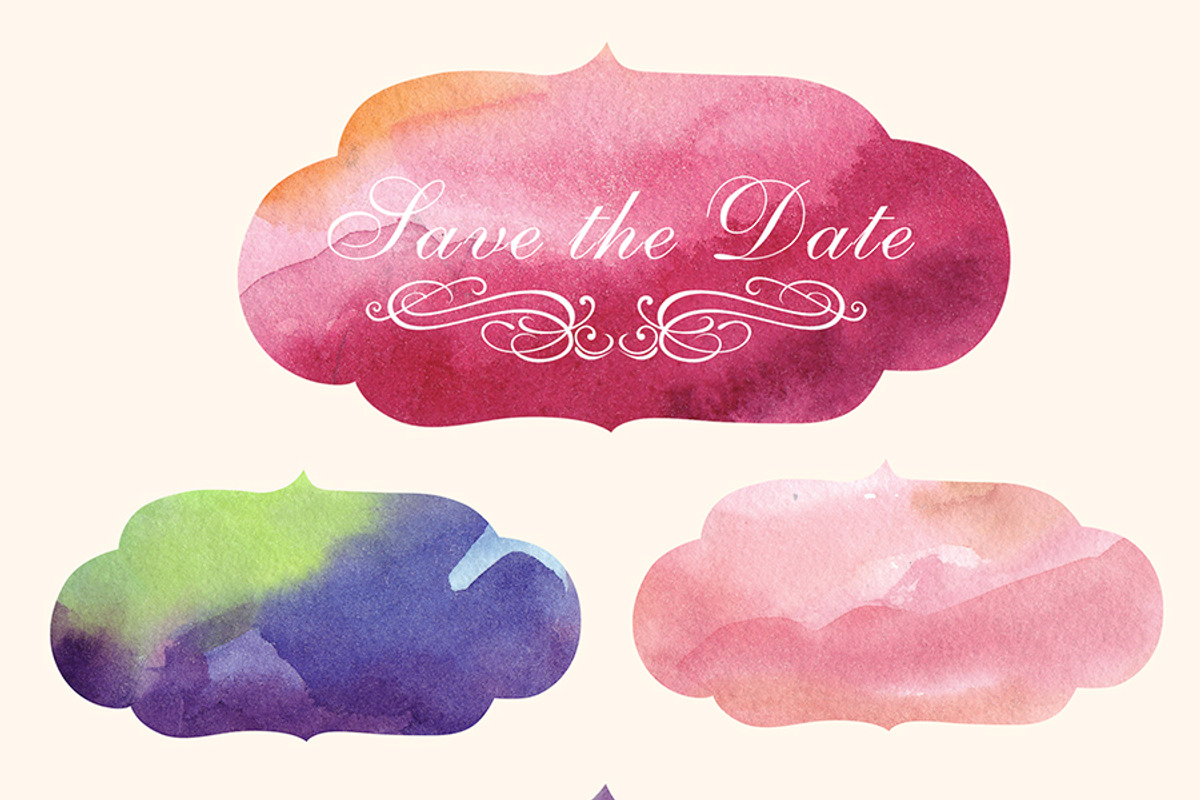 Hand drawn Watercolor Set, a Texture Illustration by MoleskoStudio (Photo 8 of 9)