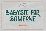 Mingoru - All caps San Serif, a Sans Serif Font by Lettermine (Thumbnail 7 of 10)