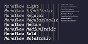 Monoflow, a Sans Serif Font by Finaltype (Thumbnail 2 of 15)