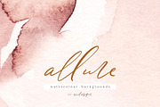 Allure Watercolour Art Backgrounds, a Texture Graphic by eclosque (Thumbnail 1 of 14)