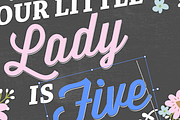 1st Birthday chalkboard invitation, a Templates & Theme by Love Giftery (Thumbnail 2 of 3)