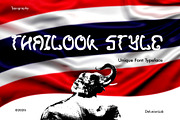 Thailook Style Font, a Handwritten Font by DelusionLab (Thumbnail 1 of 6)