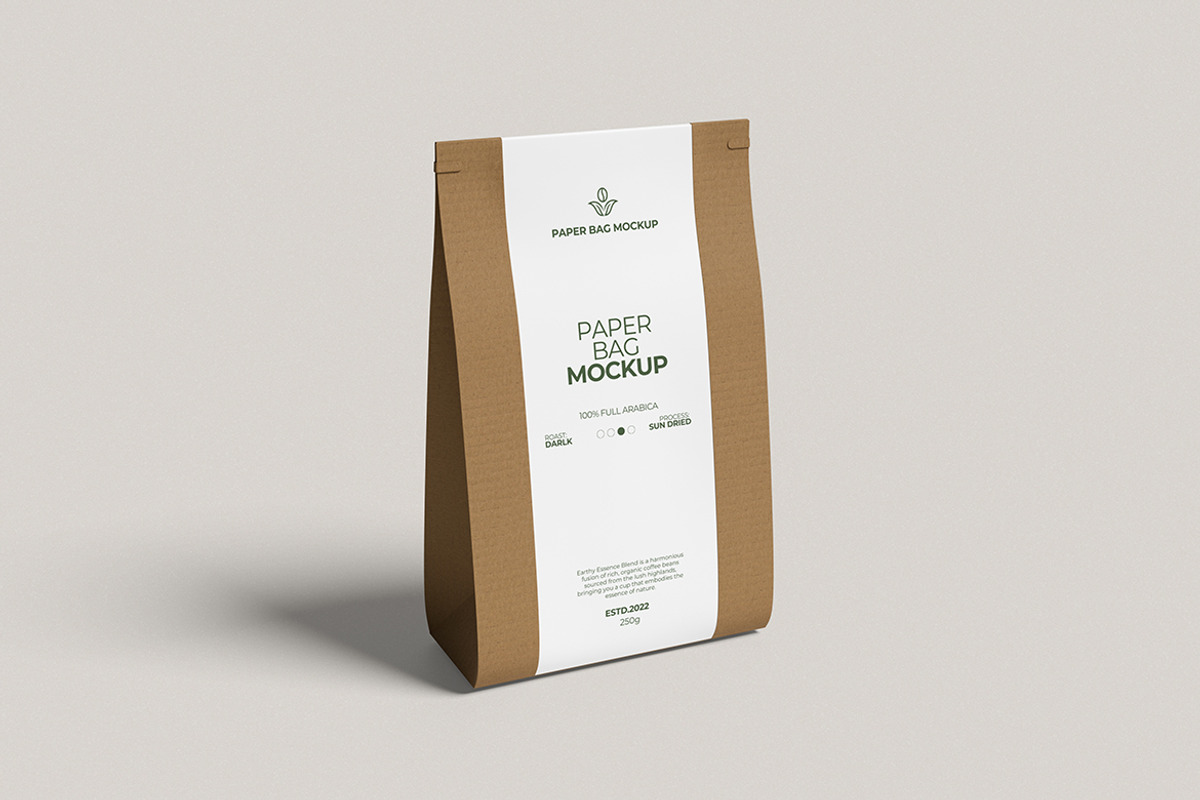 Paper Bag Mockup, an Advertising Mockup by xavier_studio (Photo 4 of 5)