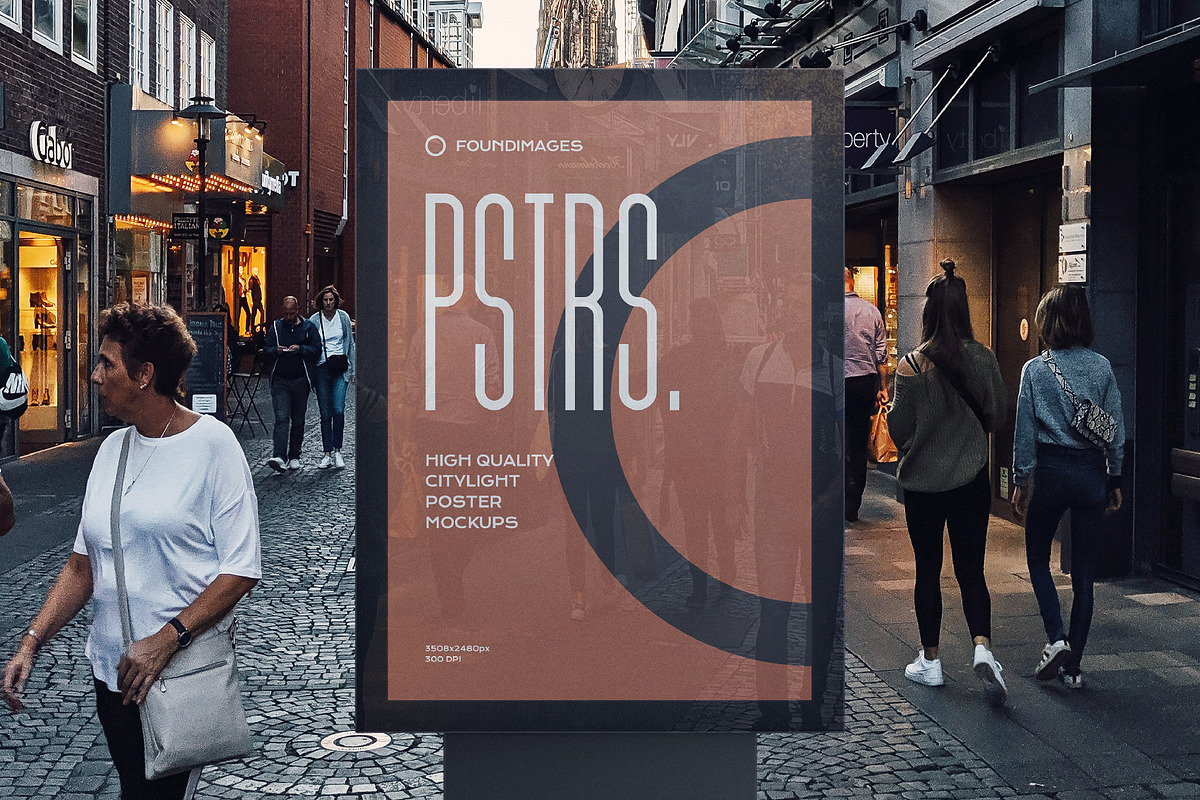 Poster outdoor indoor mockup bundle, an Advertising Mockup by FoundImages (Photo 17 of 64)