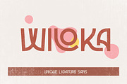 Wiloka - Unique Sans, a Sans Serif Font by ErgibiStudio (Thumbnail 1 of 9)