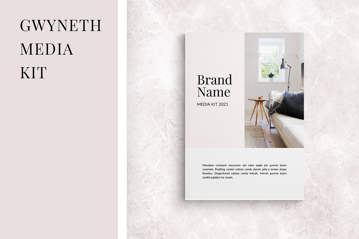 Gwyneth CANVA Media Kit, a Magazine Template by Gillian Sarah (Photo 6 of 10)