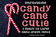 Candy Cane Cutie, a Serif Font by crystal.baier (Thumbnail 1 of 3)