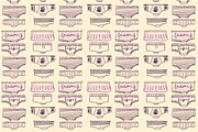 Doodled lingerie set, an Object Graphic by Kotozoid (Thumbnail 7 of 9)
